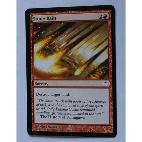 Magic the Gathering MTG CCG: Champions of Kamigawa # 191 Stone Rain (A) 2004