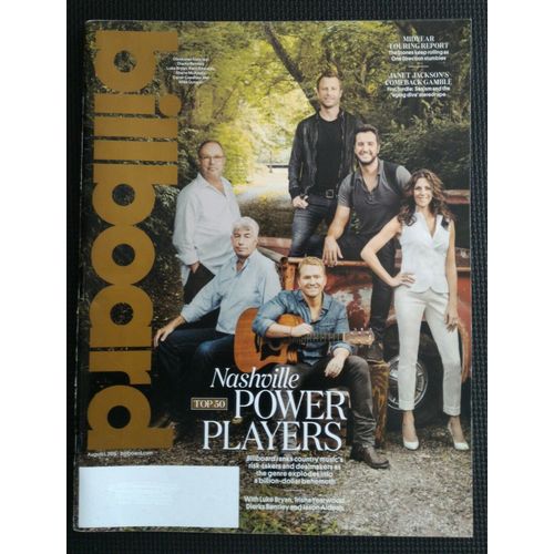 Billboard Magazine August 1, 2015 - Top 50 Nashville Power Players