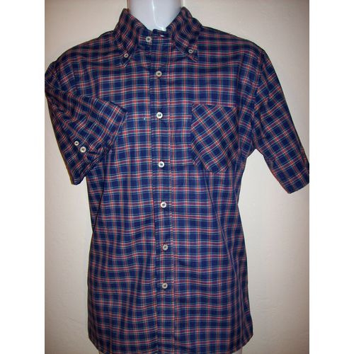 New S MODERNACTION Blue Plaid Shirt Bad Manners Ska The Selecter Bodysnachers
