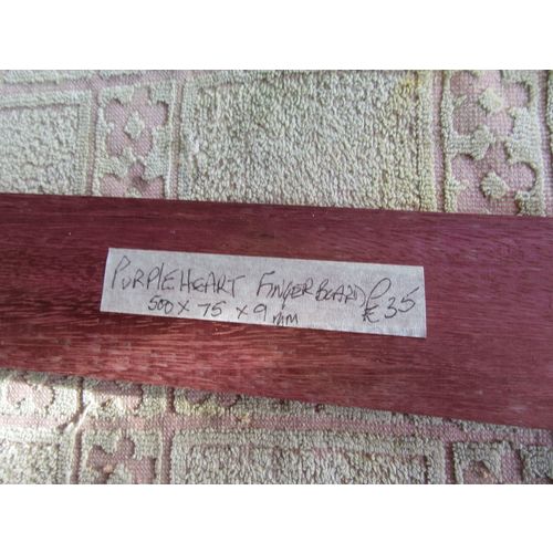 KGS Neck Purpleheart fretboard wood