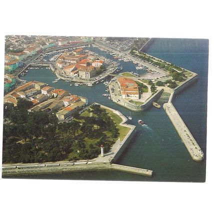 AERIAL VIEW, SAINT-MARTIN, ILE-DE-RE, , , FRANCE unused postcard (a) #