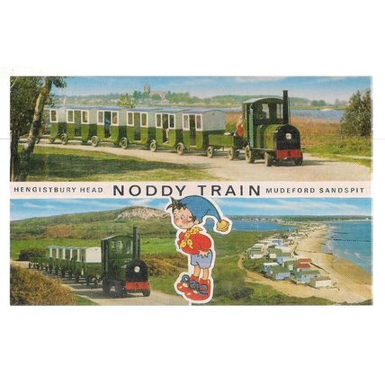 NODDY TRAIN, BOURNEMOUTH DORSET unused vintage postcard by J. Salmon =