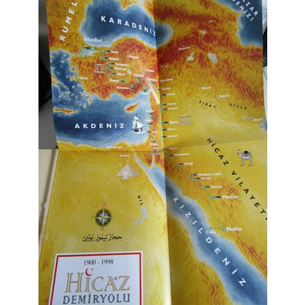 Hejaz Hedjaz Railway Photo Album from Istanbul to Madinah Turkish / English 1999