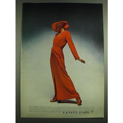 1971 Vanity Fair Robe Advertisement - Our Cabana Cling