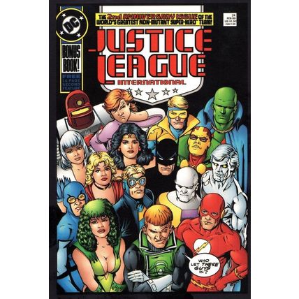 Justice League International Issue 24 DC Comic Book Postcard