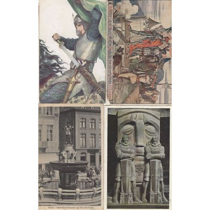 Leipzig Krypt German Peasant Revolt 1525 Battle 4x Postcard s