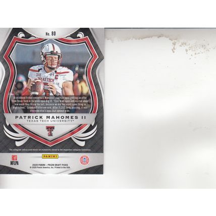 PATRICK MAHOMES II 2020 AUTOGRAPHED KANSAS CITY CHIEFS SUPER BOWL CHAMPION MVPQB