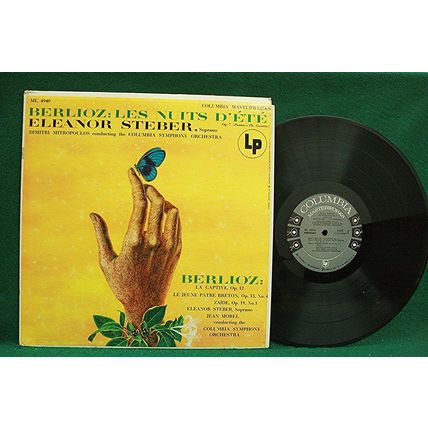 Steber/Mitropoulis/Morel - Berlioz: Les Nuits D’Ete/La Captive - ML 4940 - NM