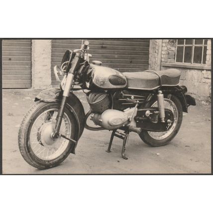 Motorrad Zündapp 200S, c.1960 - Mimosa Foto-AK