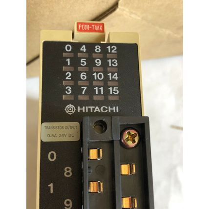 HITACHI 33016135-6, 16POINT 24VDC SINK TRANSISTOR H200 POM-TW, 1696-7333,Cf