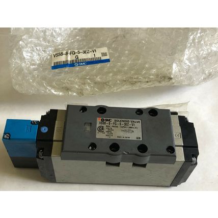 NEW SMC VSS8-8-FG-D-3EZ-V1 PNEUMATIC SOLENOID VALVE DC21-26V, 24 VDC,Sr