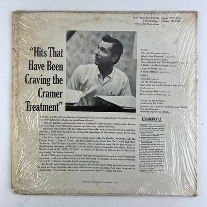 Floyd Cramer – Only The Big Ones Vinyl LP Record Album LSP-3533