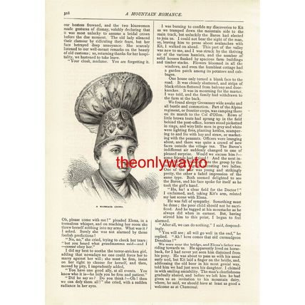Marriage Crown, Aosta Valley Region, Italy, Book Illustration (Print), 1890