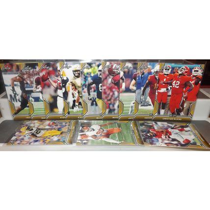 2019 Leaf Draft Gold x 12 Rookie Cards - great lot, no duplicates