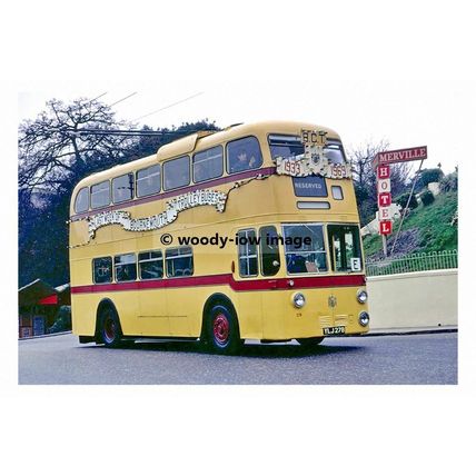 pt7794 - Bournemouth Trolleybus no 278 by Merville Hotel - print 6x4