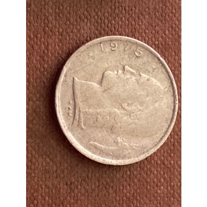 Umlaufmünze Belgien 1 Franc 1975 Belgie