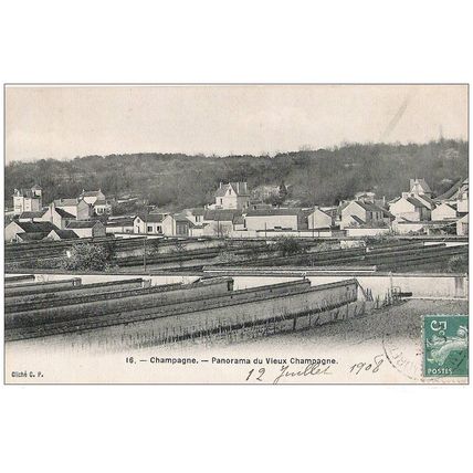 51 - champagne - panorama du vieux champagne