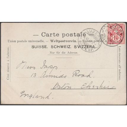 Axenstrasse & Bristenstock, 1902 - Edition Illustrato AK