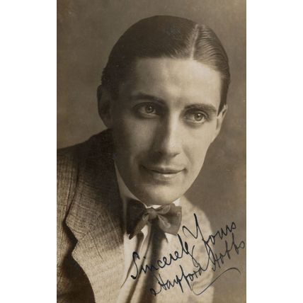 Hayford Hobbs Historic Silent Film Actor Director Hand Signed Photo