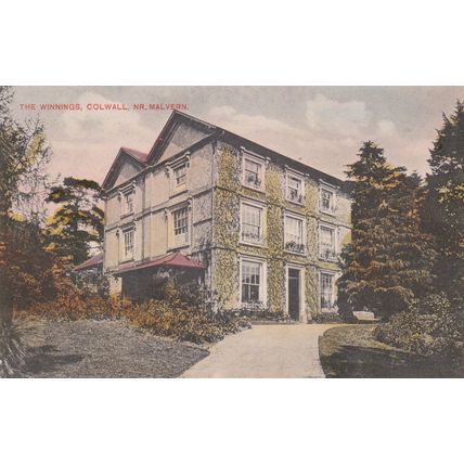 EC251 COLWALL, NR MALVERN - THE WINNINGS . PRINTED POSTCARD