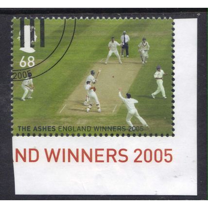 GB 2005 QE2 68p England Ashes Victory Ex Fdc SG MS 2573 ( F1095 )