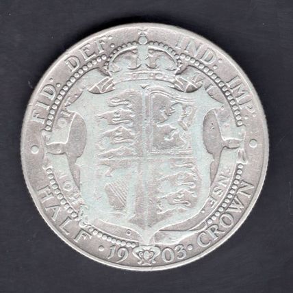 Great Britain. Edward VII. Halfcrown 1903. dy19652