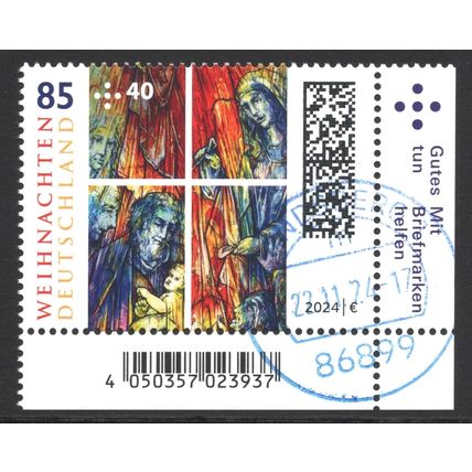 GERMANY 2024: CHRISTMAS SEMI-POSTAL - CTO FULL GUM (G19)
