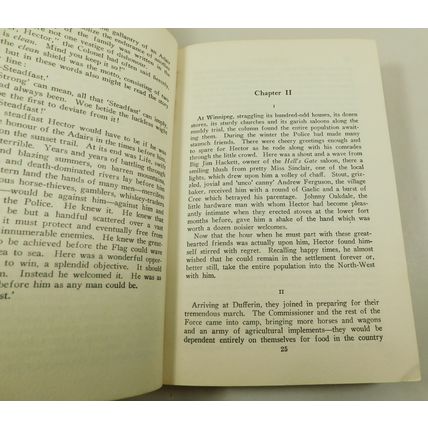 Vintage Spirit Of Iron Signed Harwood Steele Book North West Mounted Police