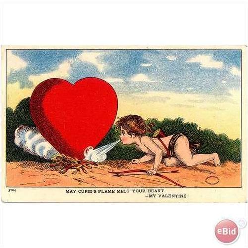 1907 Julius Bien tm. #3104 Comic Valentine