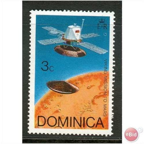 Dominica stamps 1976 - SG 536 3c Viking Mission to Mars