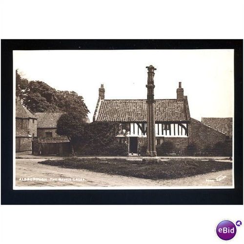 Yorkshire ALDBOROUGH Battle Cross Postcard by Scott (5006)