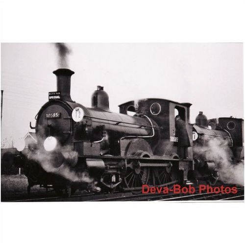 SR Beattie Well Tank 30585 30587 HAMPTON COURT 1962 Railtour Loco 3