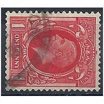 1934 SG440c 1d Scarlet Wmk Sideways Fine Used . .