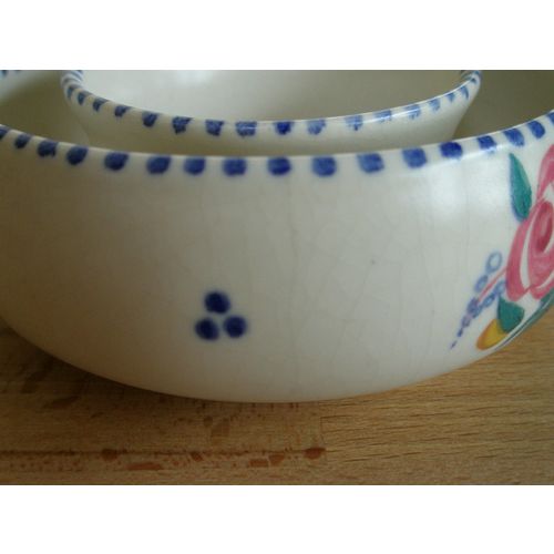 Art Deco Traditional Poole Pottery Posy Ring A/F