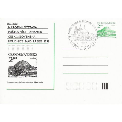 National Exhibition of Czechoslovak Postage Stamps, Roudnice nad Labem.