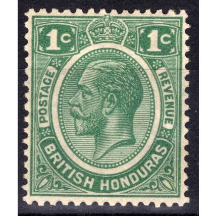 ZAYIX British Honduras 92 MH 1c green George V Royalty 090222S02