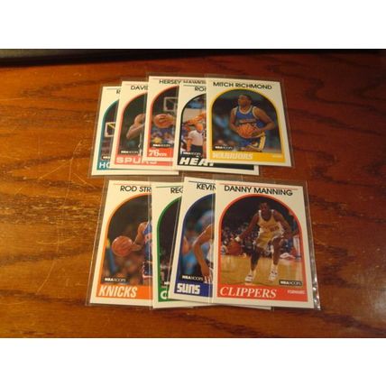 1989Hoops, 9-Cards, All Rc's, ROBINSON/JOHNSON, ++
