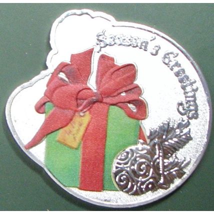 Merry Christmas. Challenge Coin. 1.50". A89b.