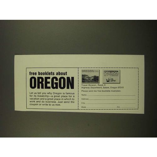 1969 Oregon Tourism Ad