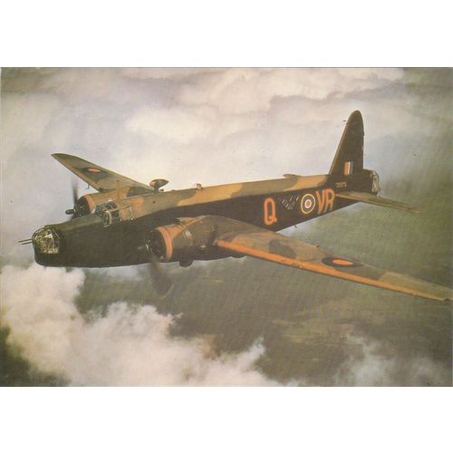 Vickers Armstrong Wellington III Military Aircraft Postcard (AM1895)