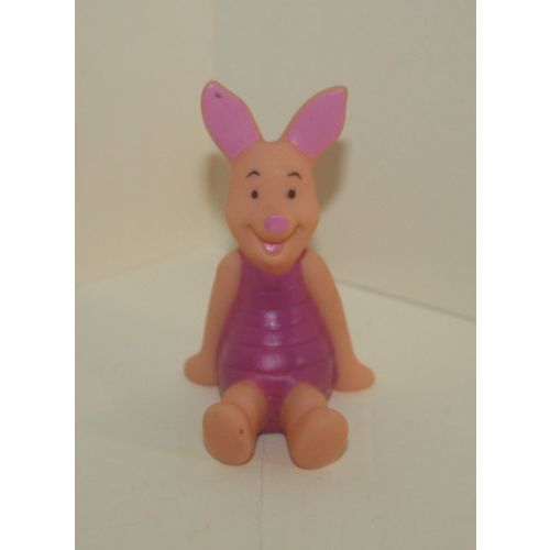 Disneys Winnie the Pooh Piglet Sitting Rubber Play Figure