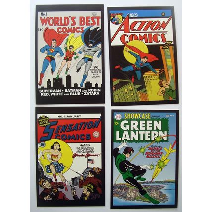 The Art of Vintage DC Comics 100 tarjetas postales