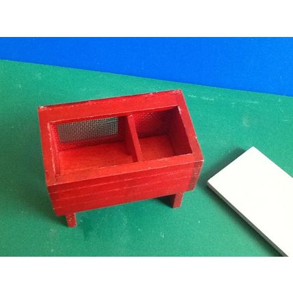 Rabbit or Guinea Pig Hutch 1:12th scale miniature