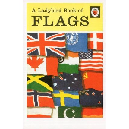 Flags Ladybird Book Childrens First Edition Flag Book Postcard