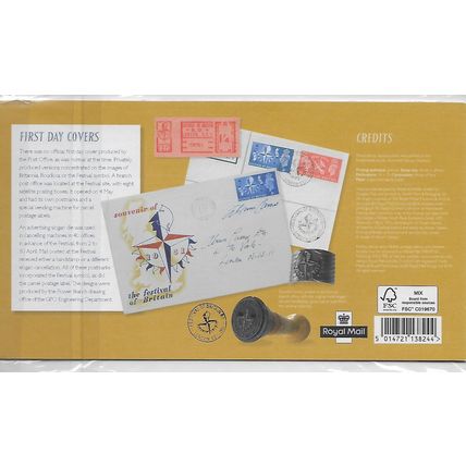 1951 Festival of Britain 4D Stamp: Royal Mail Reproduction Pack