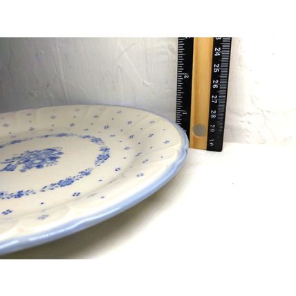 RENAISSANCE STONEWARE # 290 Arcadia Blue Salad Plate 7 1/2" Sango Japan -Vintage