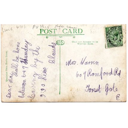 Girls High School - ST MARTINS - STAMFORD - Lincs 1914 RP Postcard (SC87)