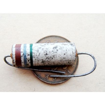 1.8MΩ Carbon Ceramic Erie 5 Watt Resistors x5. New Old Stock. For Valve Amp