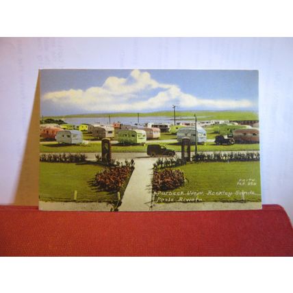 ROCKLEY SANDS, POOLE RIVIERA, DORSET used vintage postcard 1965 pm =
