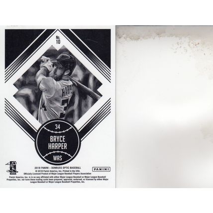 BRYCE HARPER 2019 AUTOGRAPHED PHILADELPHIA PHILLIES ALL-STAR OUTFIELDER DIAMONDK